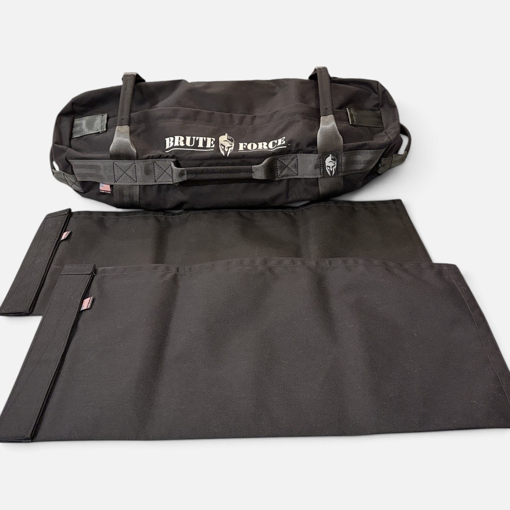 NWOT Brute Force Training Sandbag Black Heavy Duty Workout Bag Athlete size